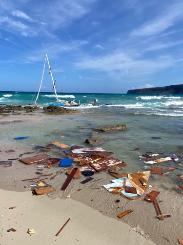 naufragio es calo, formentera, septiembre 2024